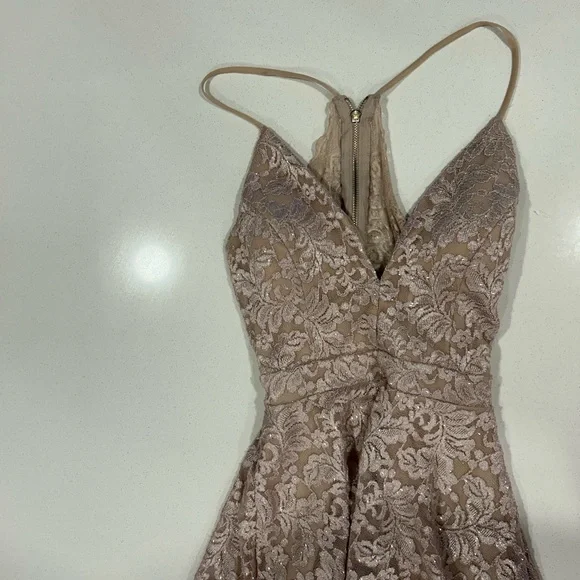 Vintage Le Chateau Y2k 2000s Lace Fairy Whimsigoth Size Small Dress - Picture 6 of 11